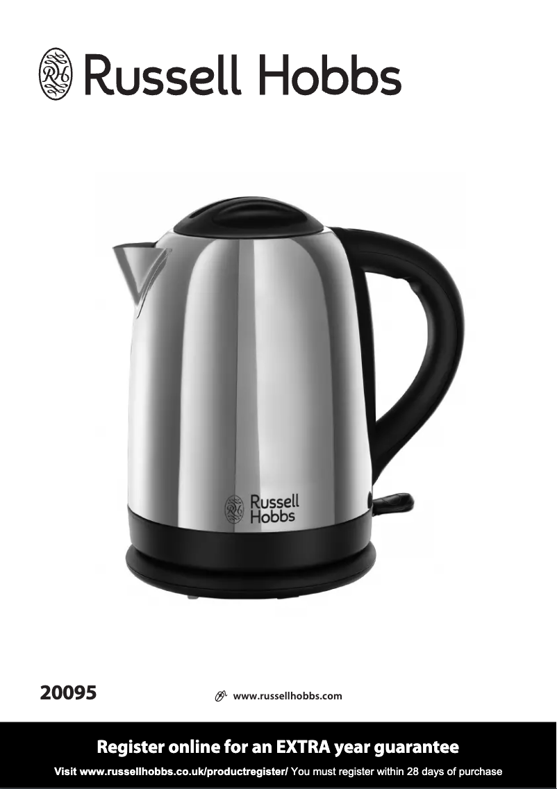 Page n°1 - Manuel utilisateur Russell Hobbs Dorchester 20095