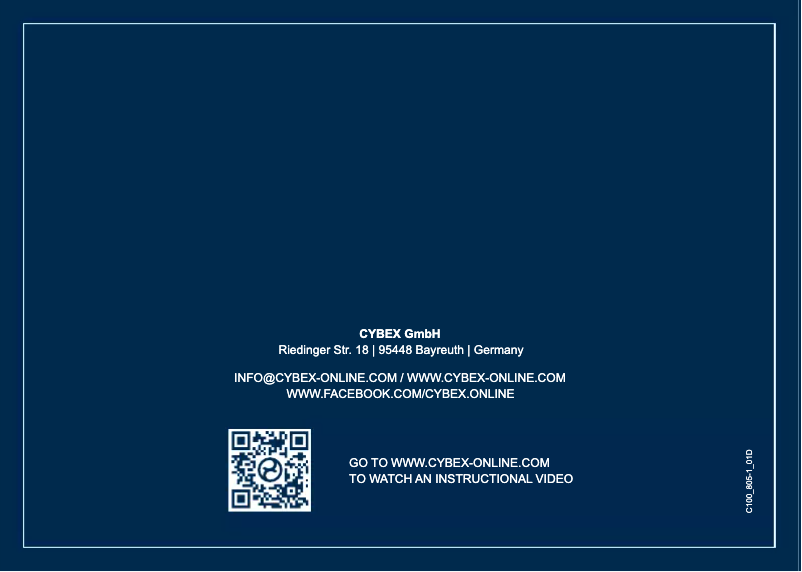 Page 1 de la notice Manuel utilisateur Cybex Aton 3S