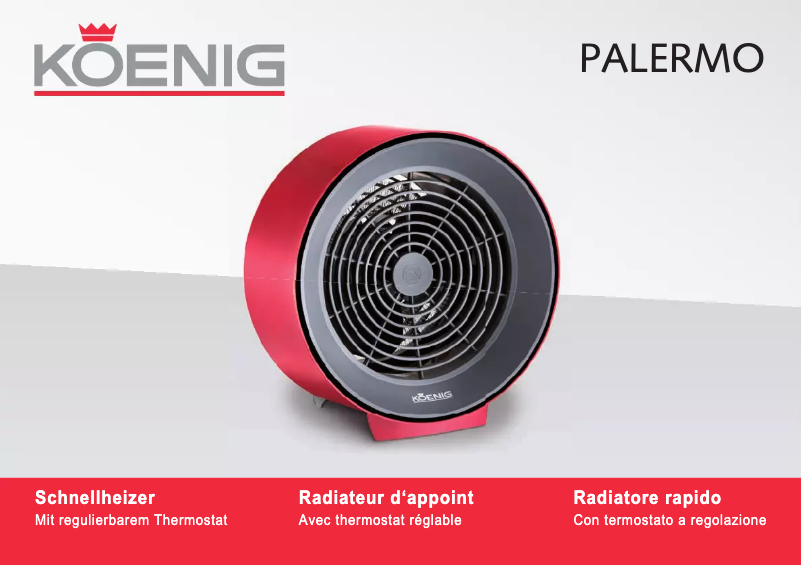 Page 1 de la notice Manuel utilisateur Koenig B06153