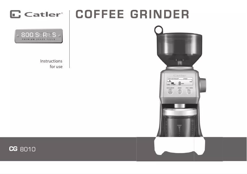 Page 1 de la notice Manuel utilisateur Catler CG 8010