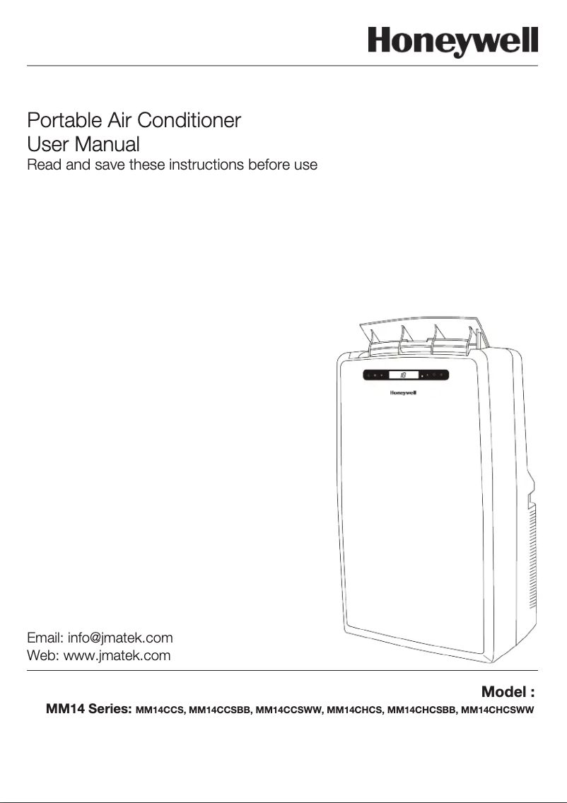 Page n°1 - Manuel utilisateur Honeywell MM14CCSWW