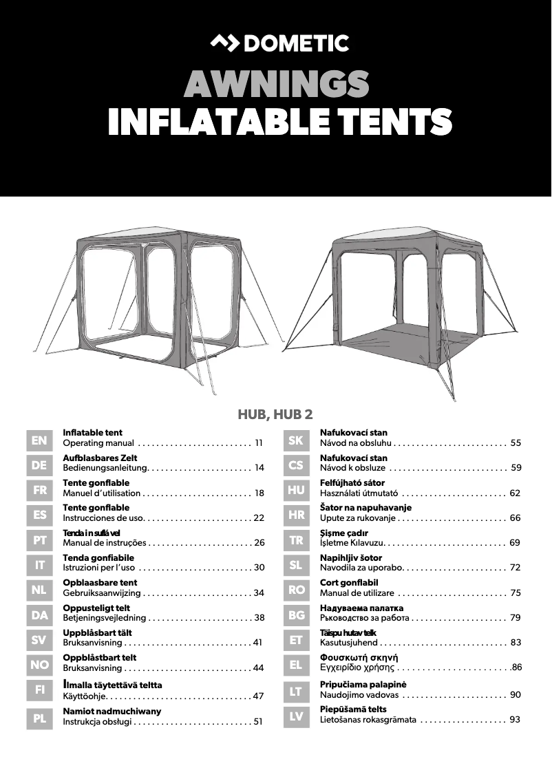 Página 1 del manual Manual de usuario Dometic HUB