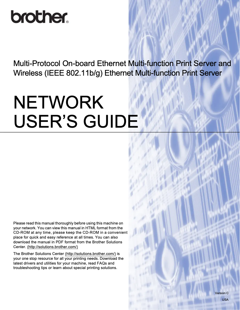 Page 1 de la notice Manuel utilisateur Brother MFC-8690DW