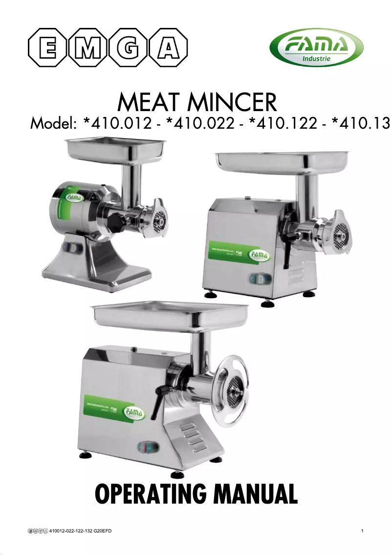 Imagen de la primera página del manual del dispositivo 410132