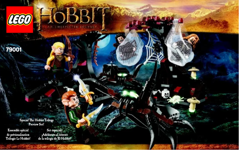 Page n°1 - Manuel utilisateur Lego The Hobbit 79001