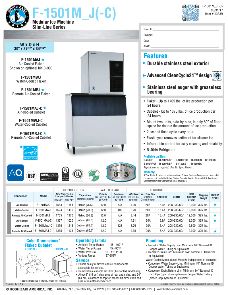 Image de la première page du manuel de l'appareil F-1501MWJ-C