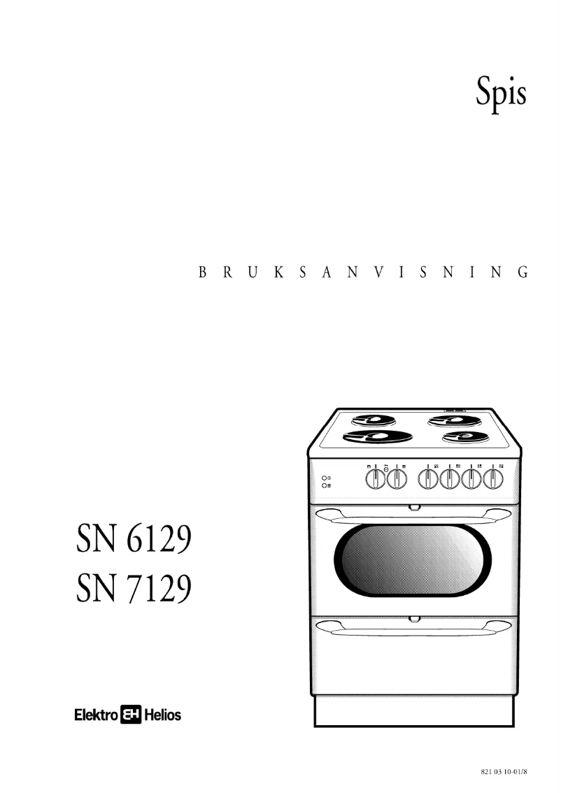 Image de la première page du manuel de l'appareil SN6129