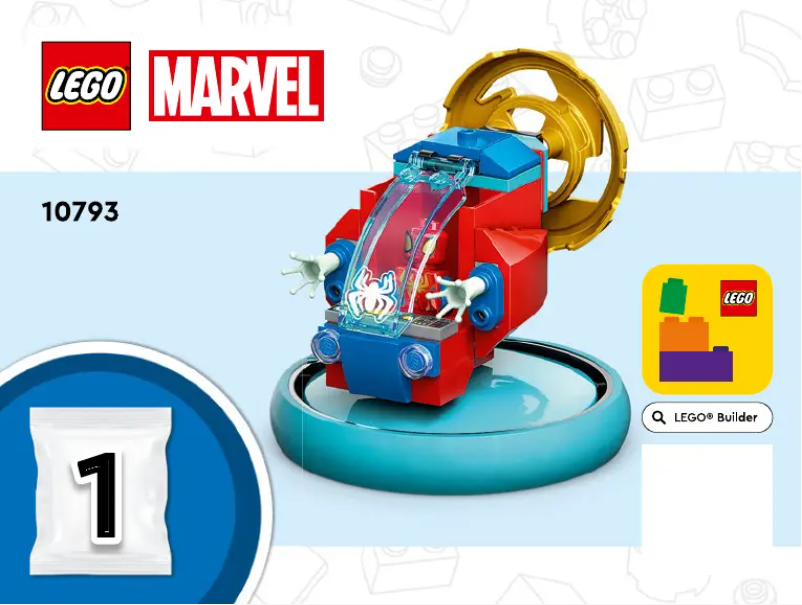 Page n°1 - Manuel utilisateur Lego Marvel 10793