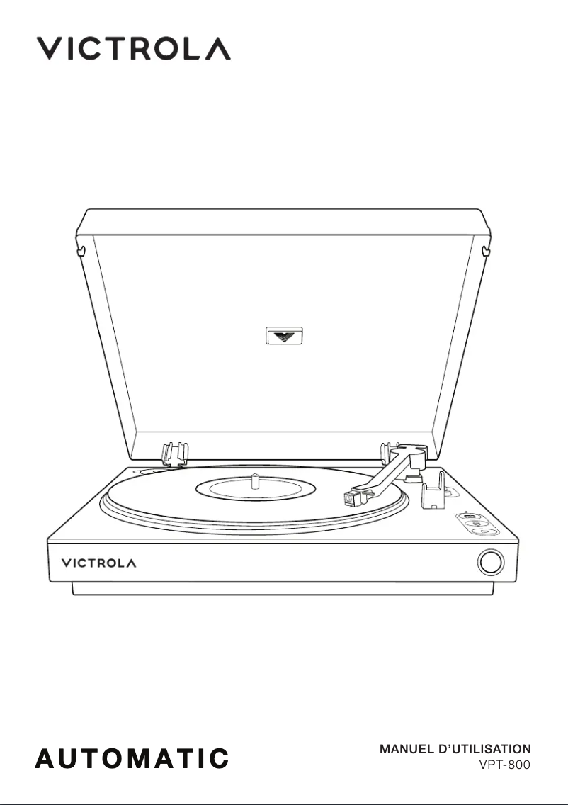 Page n°1 - Manuel utilisateur Victrola VTA-250B