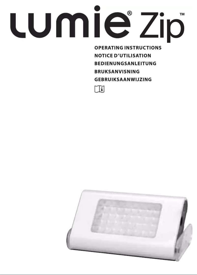 Image de la première page du manuel de l'appareil Zip