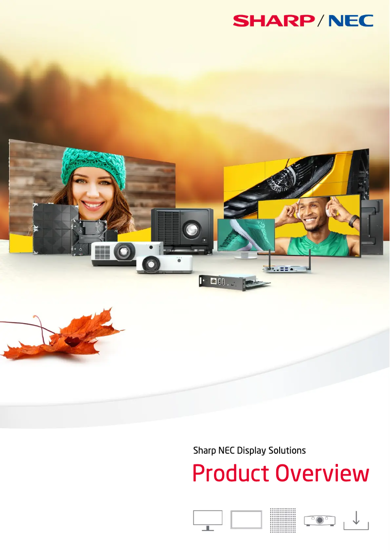 Página 1 del manual Catálogo NEC MultiSync M491