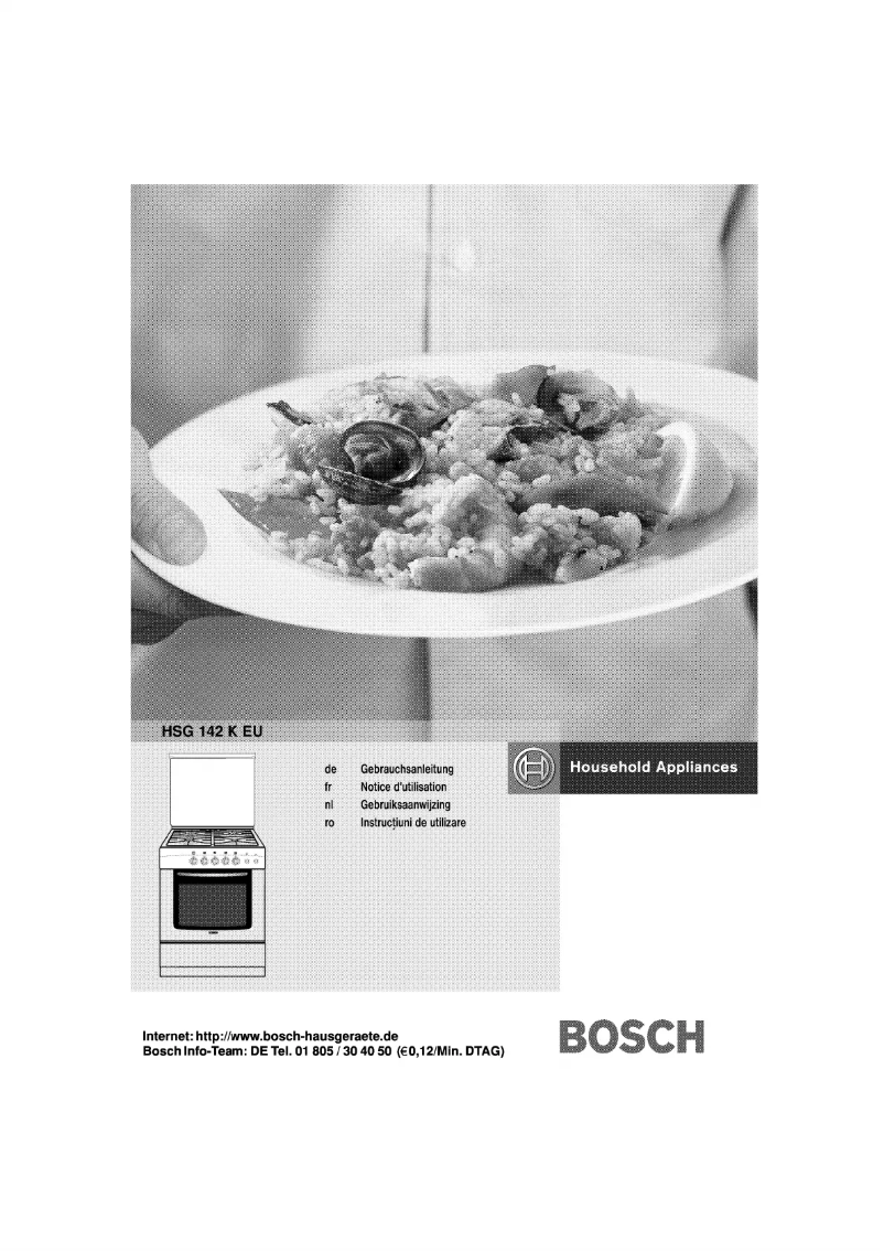 Page 1 de la notice Manuel utilisateur Bosch HSG142KEU
