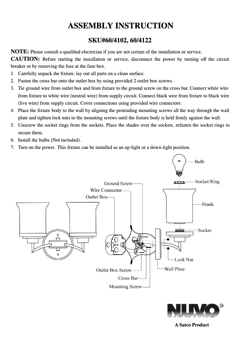 Página 1 del manual Manual de usuario NUVO Harmony 60/4122