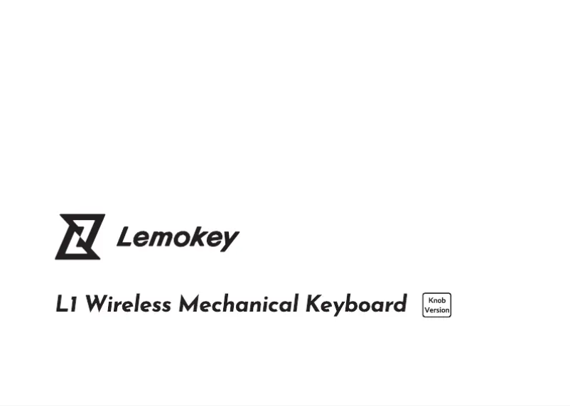 Page 1 de la notice Manuel utilisateur Keychron L1