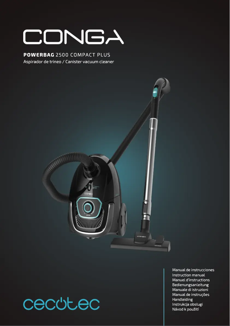Page n°1 - Manuel utilisateur Cecotec Conga Powerbag 2500 Plus
