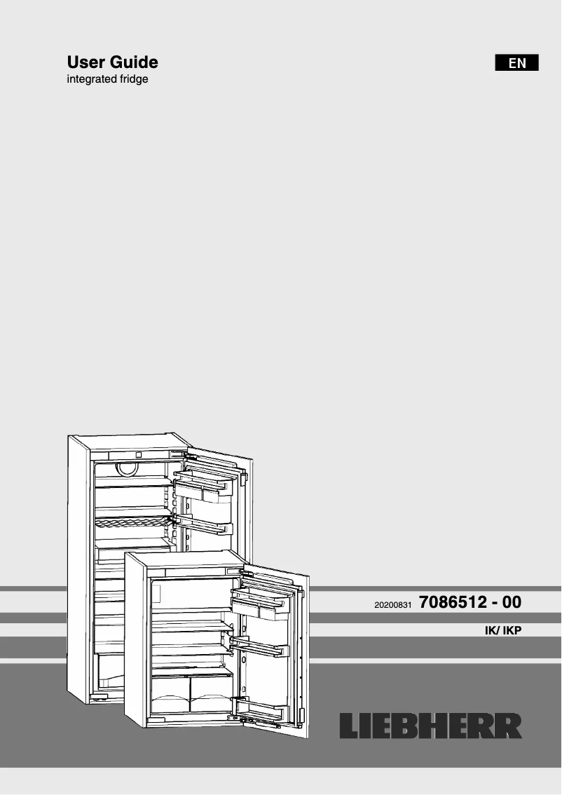 Page 1 de la notice Manuel utilisateur Liebherr IK 2764 Premium