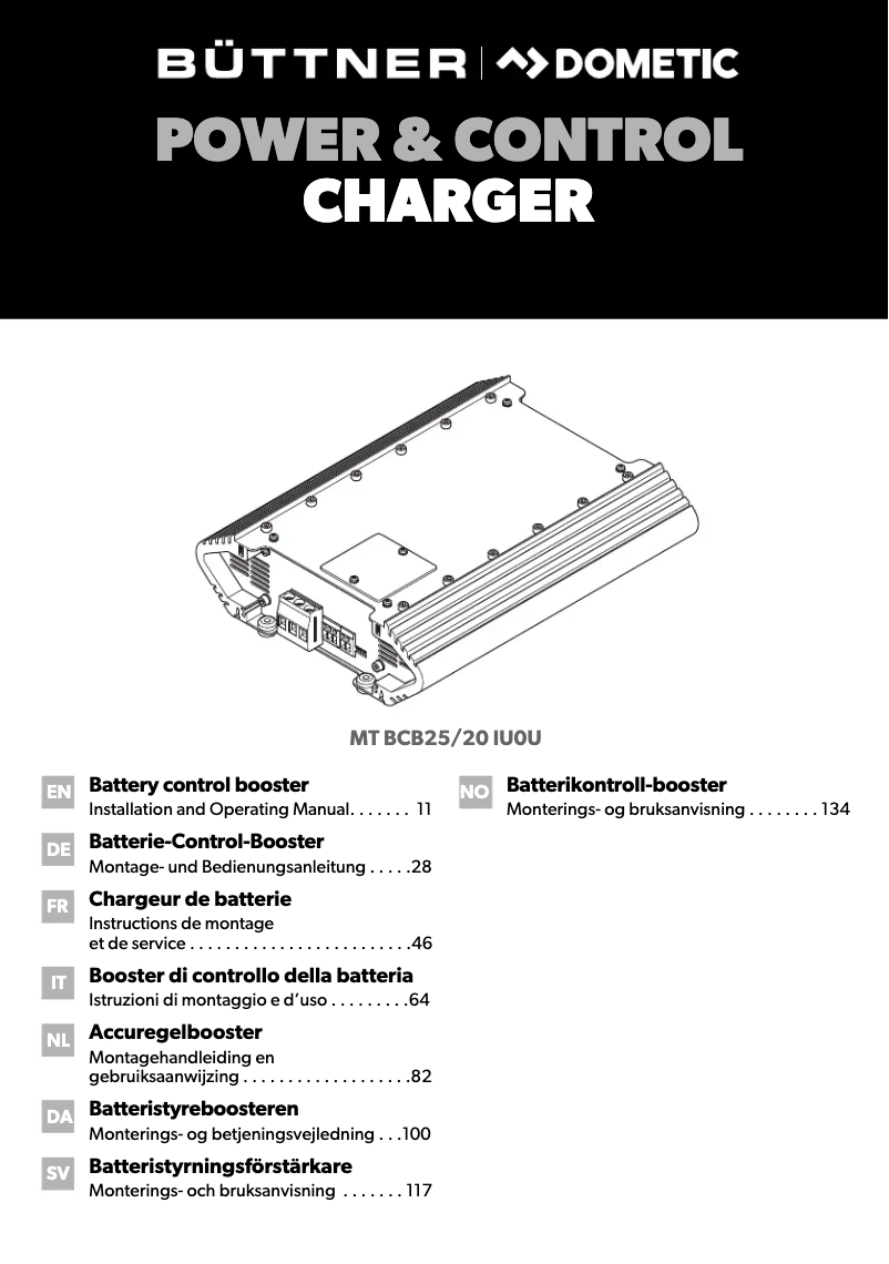 Image de la première page du manuel de l'appareil MT BCB2520