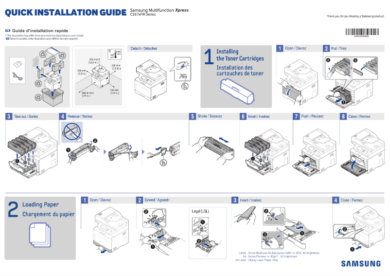 Image de la première page du manuel de l'appareil ProXpress SL-C2670