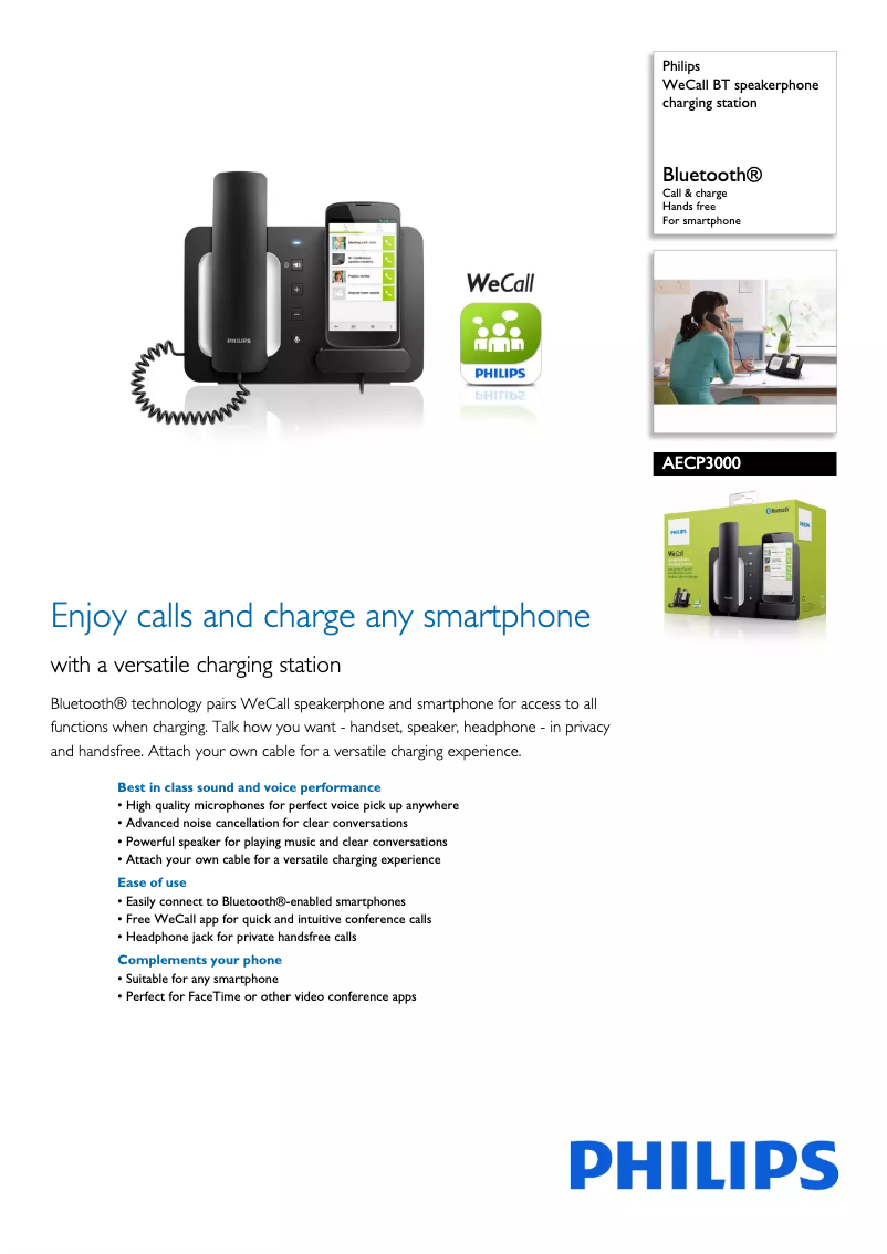 Page n°1 - Brochure Philips AECP3000