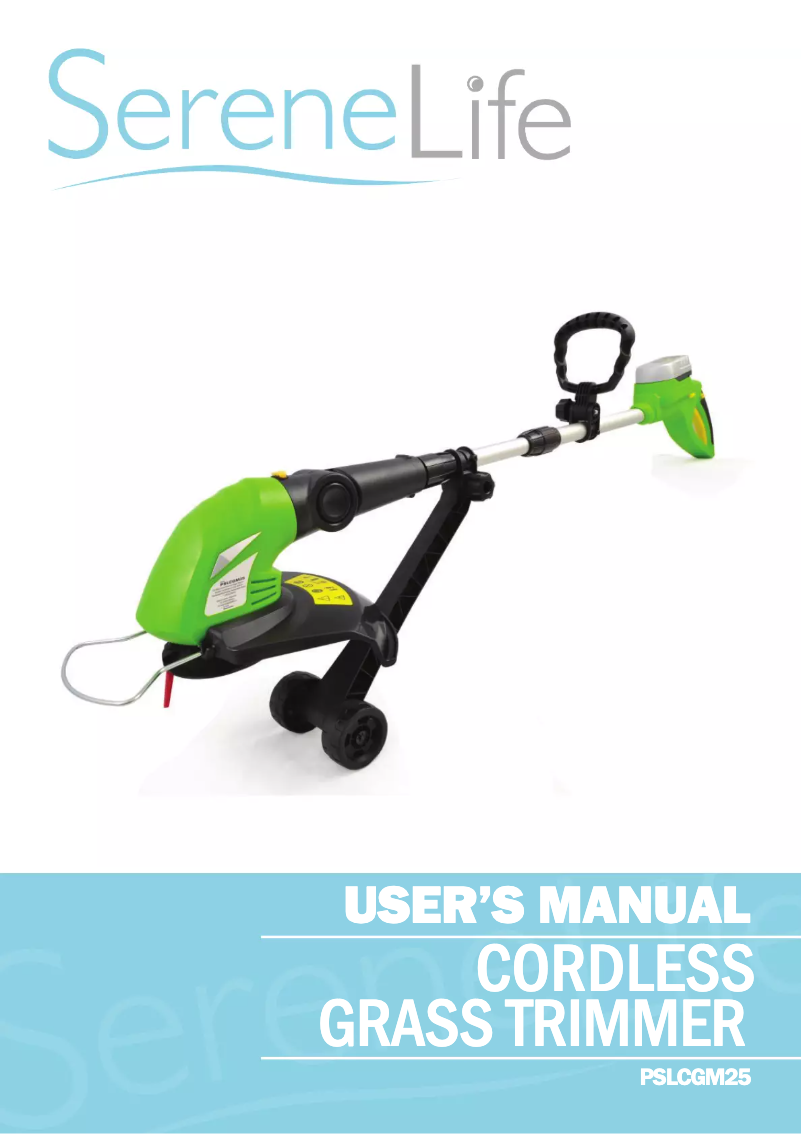 Page 1 de la notice Manuel utilisateur SereneLife PSLCGM25