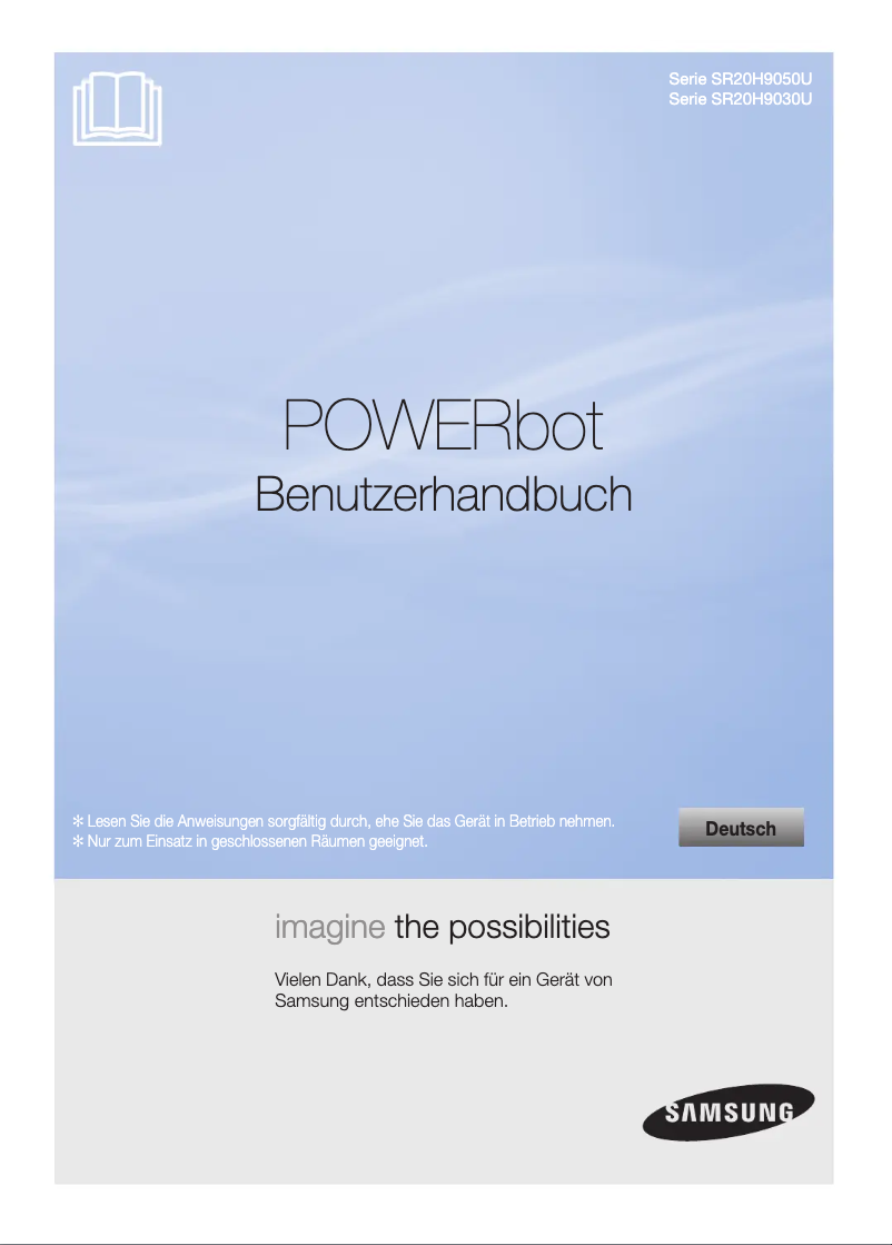 Image de la première page du manuel de l'appareil PowerBot SR20H9050U