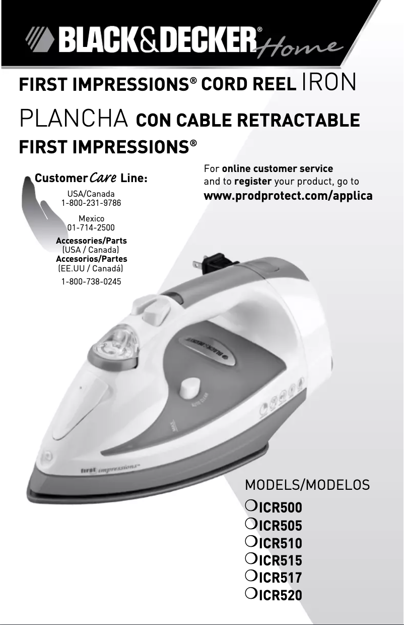 Image de la première page du manuel de l'appareil ICR505