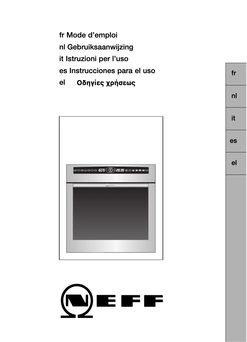 Page 1 de la notice Manuel utilisateur Neff B1891