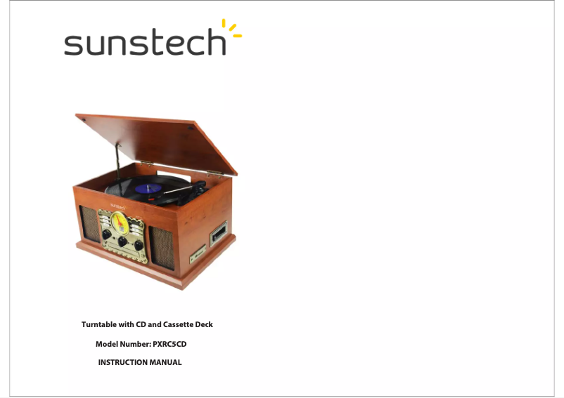 Image de la première page du manuel de l'appareil PXRC5CD WD