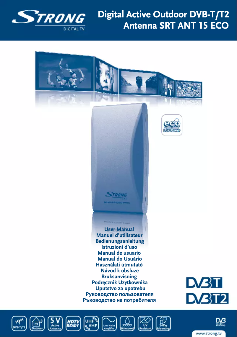 Page 1 de la notice Manuel utilisateur Strong SRT ANT 15 ECO