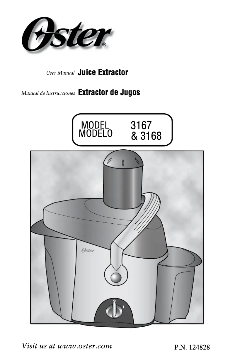 Page n°1 - Manuel utilisateur Oster 3167