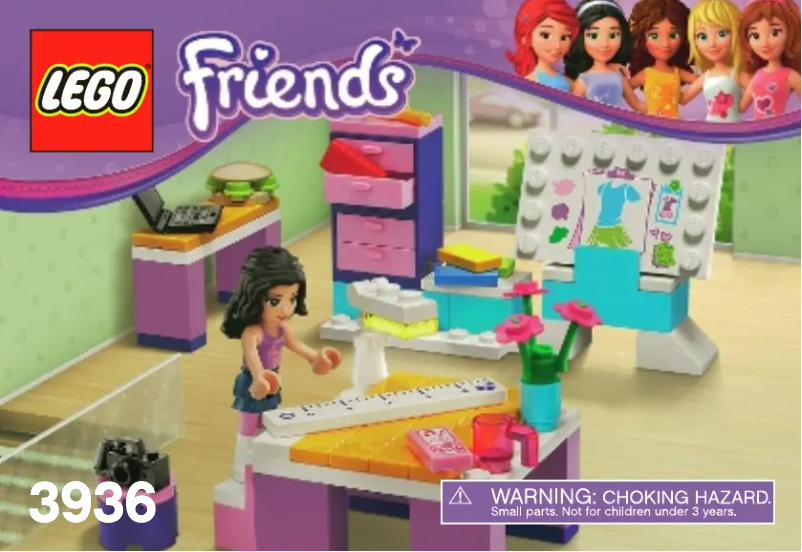 Page n°1 - Manuel utilisateur Lego Friends 3936