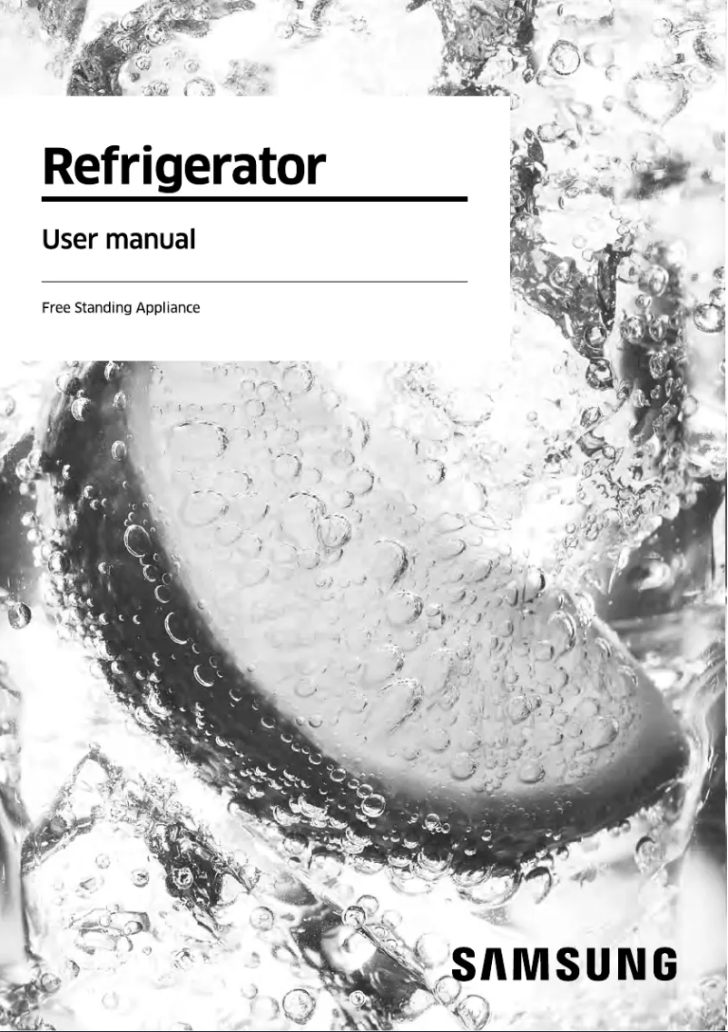 Page 1 de la notice Manuel utilisateur Samsung RT22T3021S8