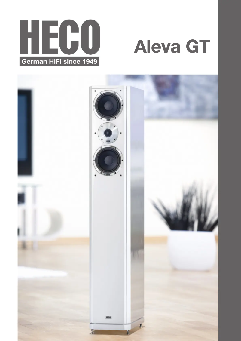 Page n°1 - Fiche technique Heco Aleva GT Sub 322A