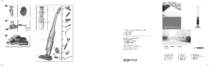Page n°1 - Manuel d'utilisation et d'entretien Bosch Athlet BCH625KTGB