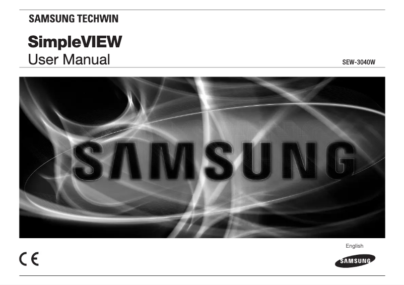 Page 1 de la notice Manuel utilisateur Samsung SEW-3040W