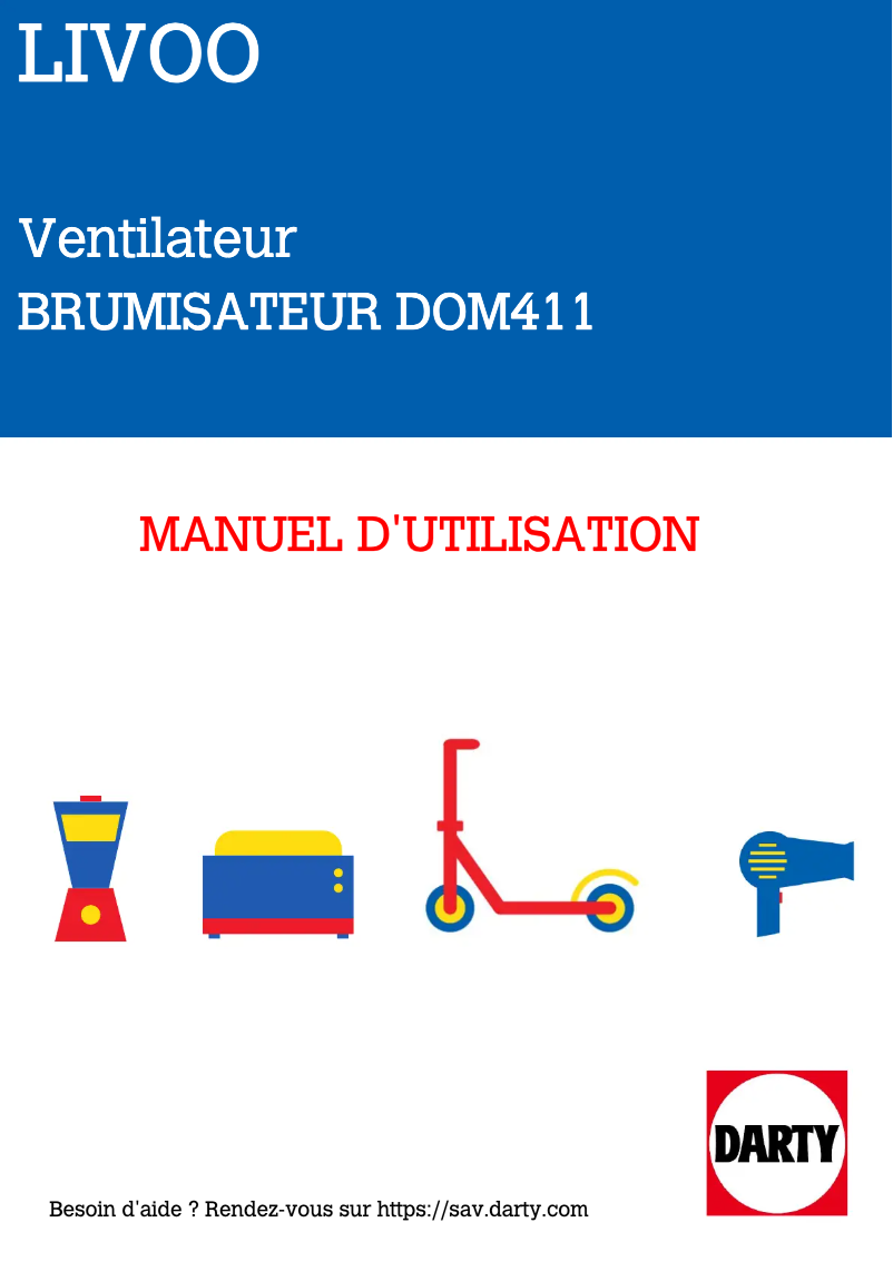 Imagen de la primera página del manual del dispositivo DOM411