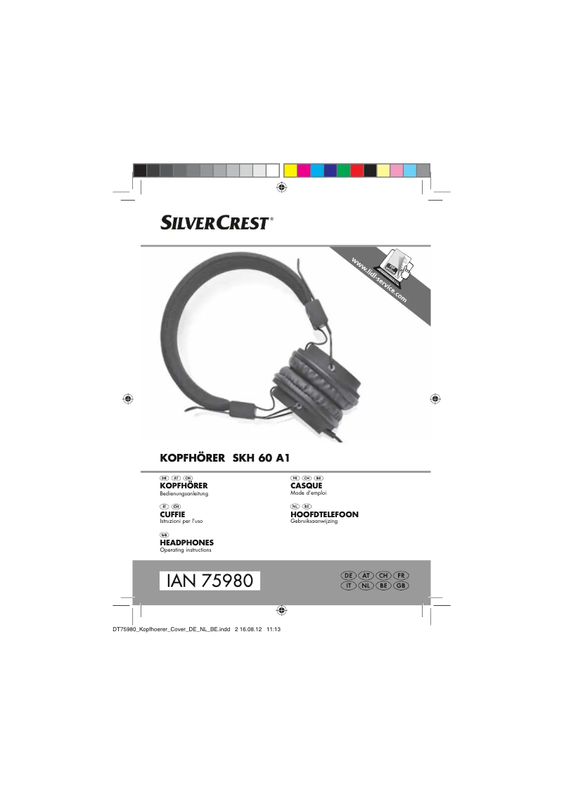 Page 1 de la notice Manuel utilisateur SilverCrest SKH 60 A1