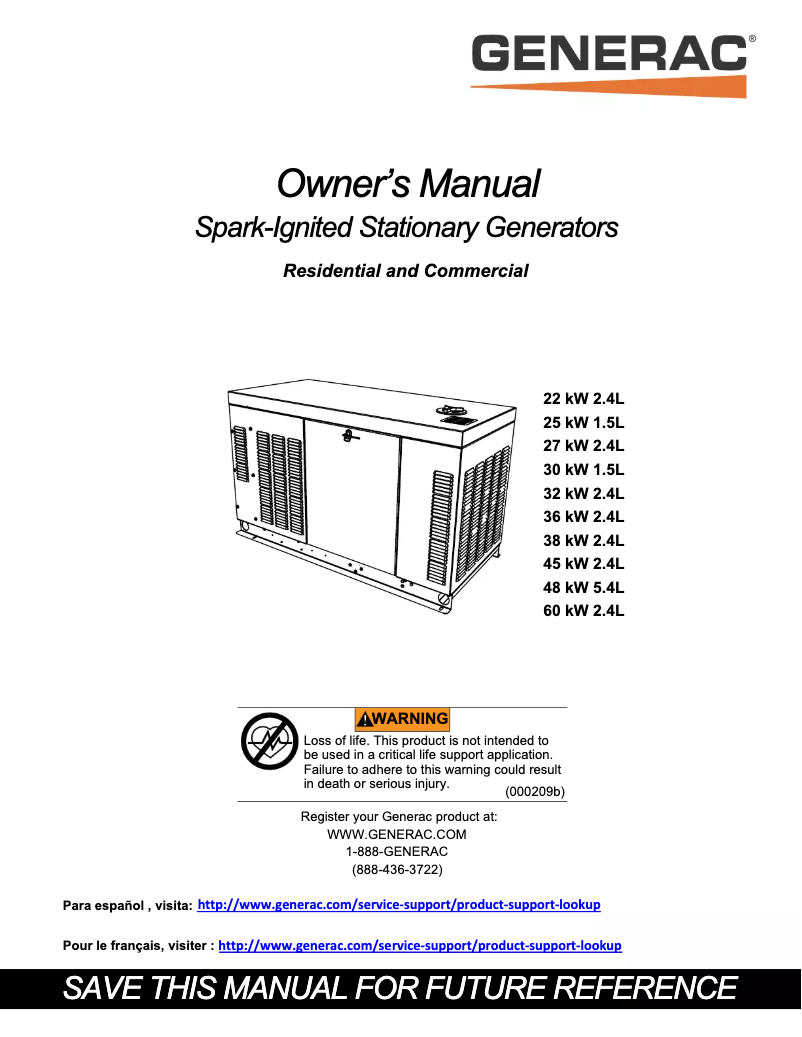 Image de la première page du manuel de l'appareil RG04524GNAX