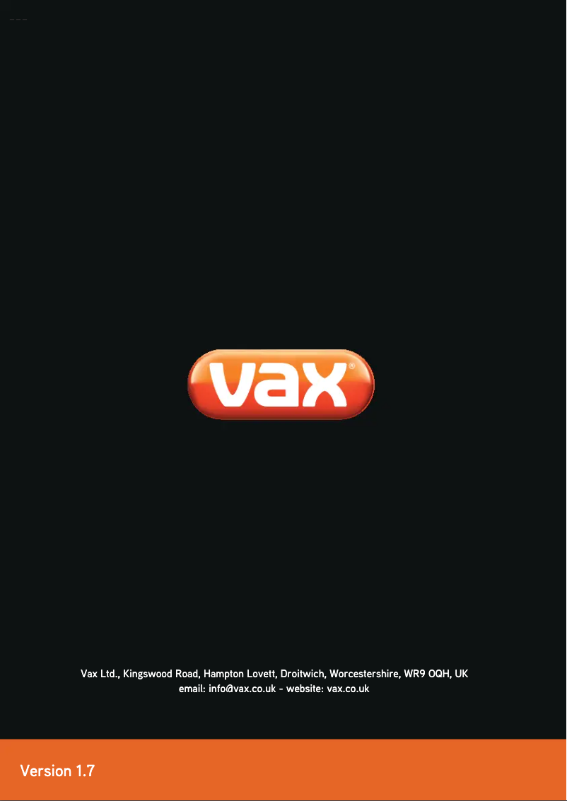 Página 1 del manual Manual de usuario Vax S2S2U