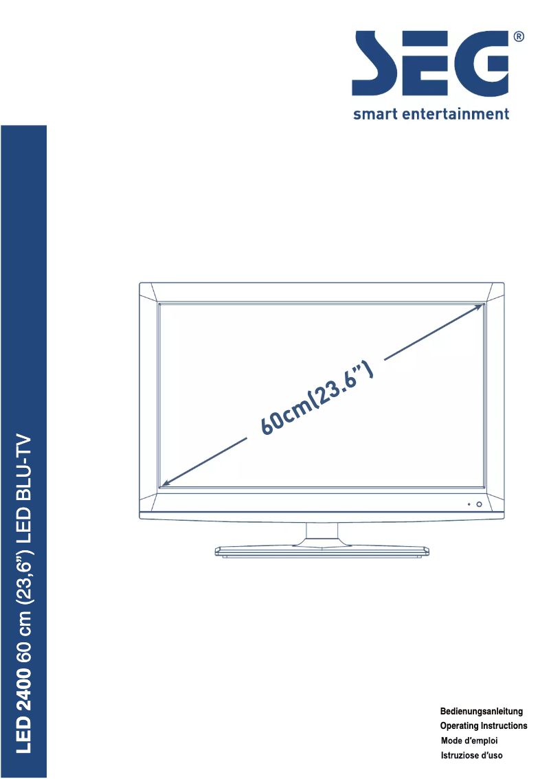 Image de la première page du manuel de l'appareil LED2400