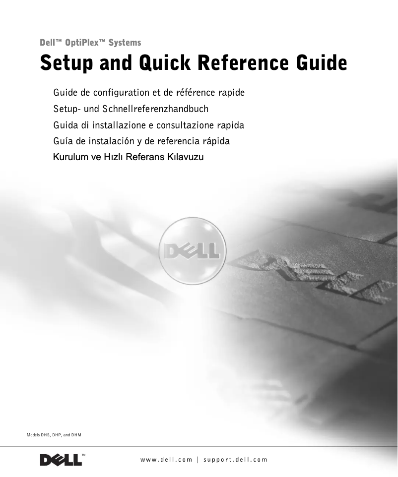 Image de la première page du manuel de l'appareil OptiPlex GX240