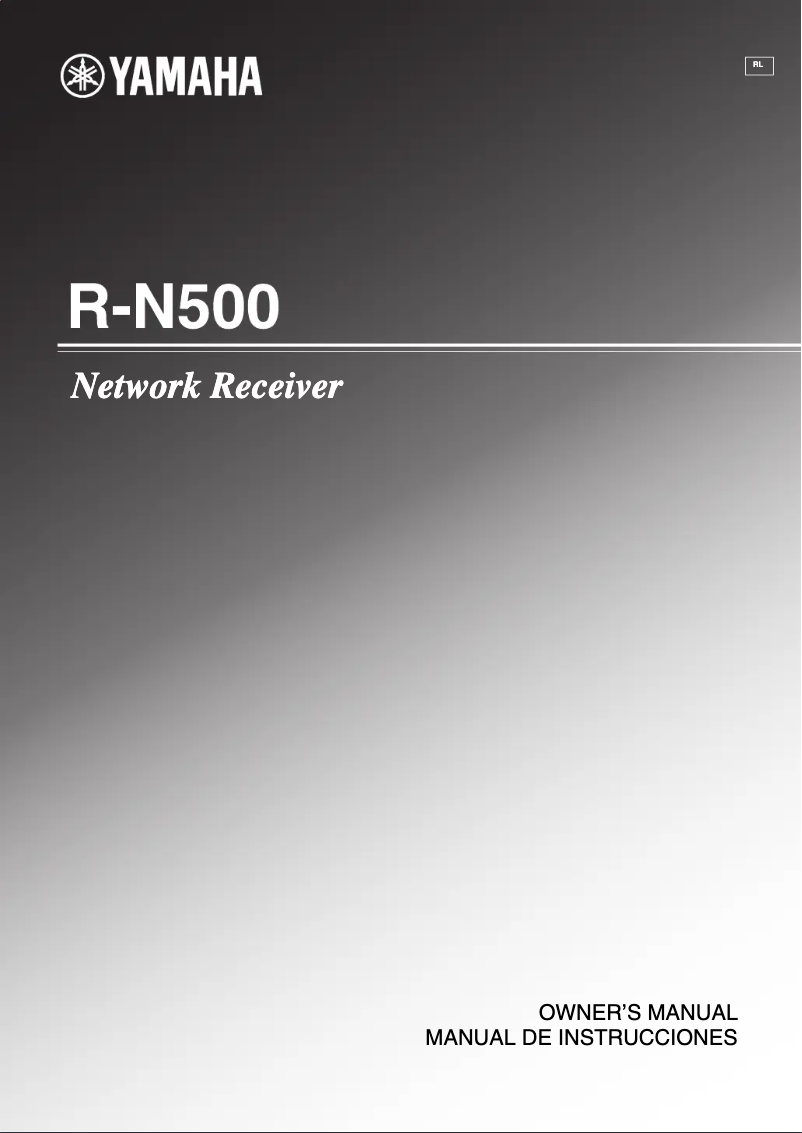 Page 1 de la notice Manuel utilisateur Yamaha R-N500