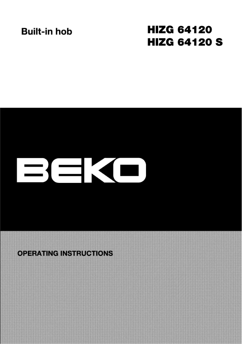 Page n°1 - Manuel utilisateur Beko HIZG64120