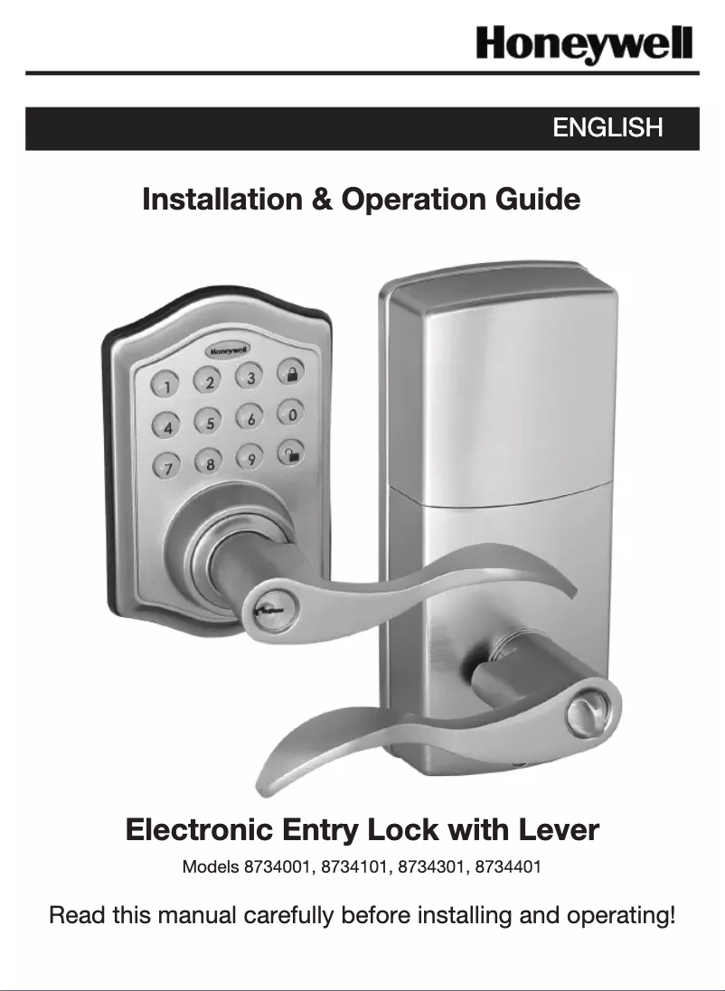 Image de la première page du manuel de l'appareil 8734101