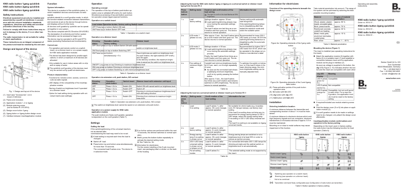Page 1 de la notice Manuel utilisateur Hager 85648129