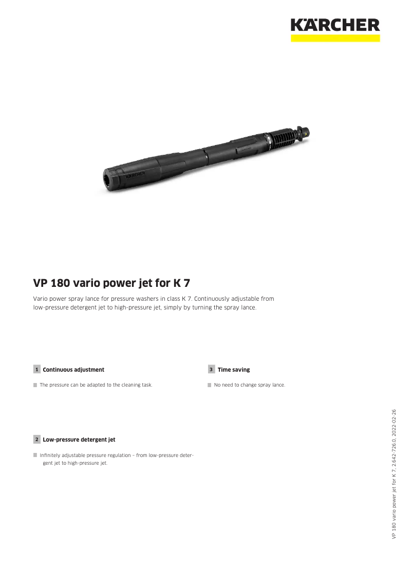 Image de la première page du manuel de l'appareil VP 18