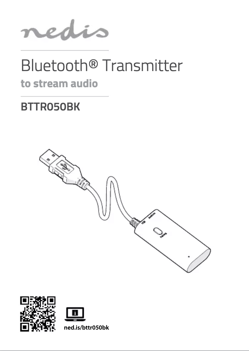 Page 1 de la notice Manuel utilisateur Nedis BTTR050BK
