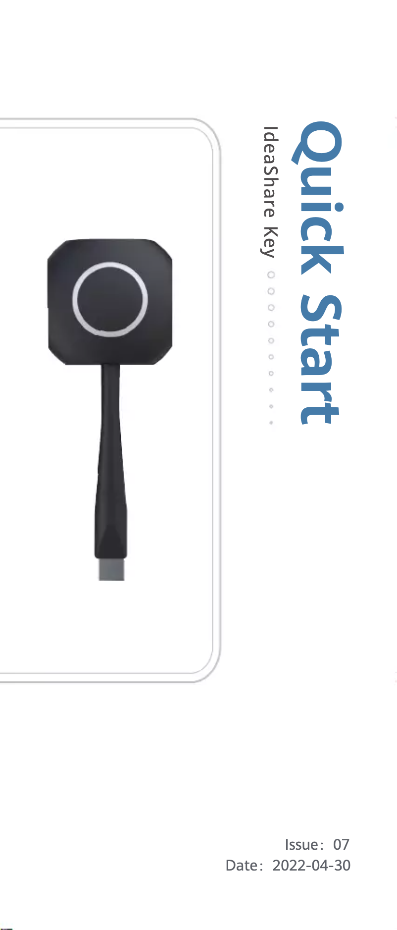 Page 1 de la notice Manuel utilisateur Huawei IdeaShare Key