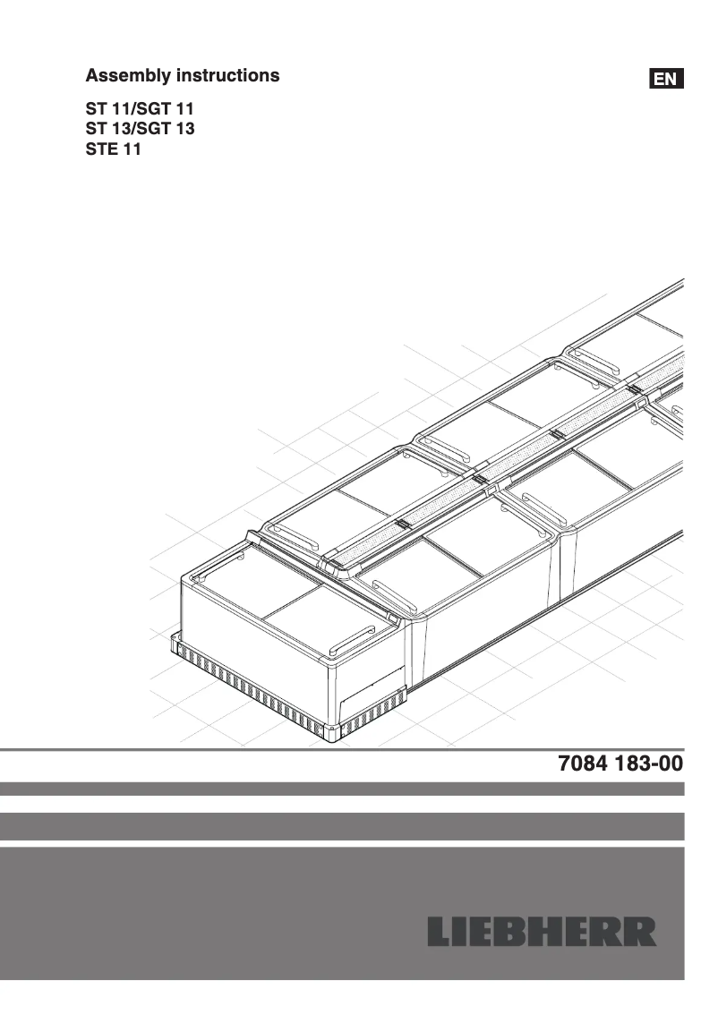 Page 1 de la notice Manuel utilisateur Liebherr SGTlow 1322