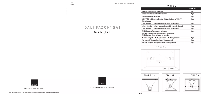 Image de la première page du manuel de l'appareil FAZON SAT
